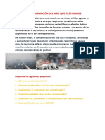 La Contaminación Del Aire Que Respiramos