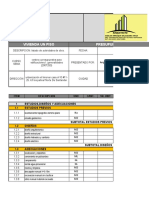 Listado Actividades Ejercicio CASA UN PISO (Sena Presupuesto)