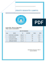 Group Assignment - Theory of Algorithms