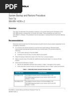 DAC 6000 4.x - System Backup and Restore Procedure Tech Tip