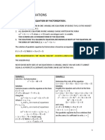 Quadratic Equations