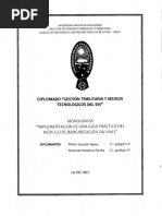 Dip-Tri-020 Implementacion de Una Guia Practica Del Modulo de Bancarizacion Da Vinci PDF