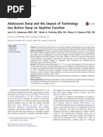 Ana 4. Adolescent Sleep