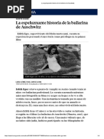 La Espeluznante Historia de La Bailarina de Auschwitz