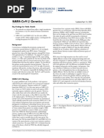 Sars-Cov-2 Genetics: Key Findings For Public Health