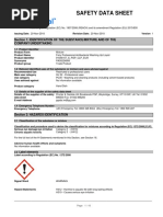 Safety Data Sheet: Section 1: Identification of The Substance/Mixture and of The Company/Undertaking