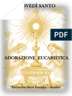 GIOVEDì SANTO - Adorazione Eucaristica 2019