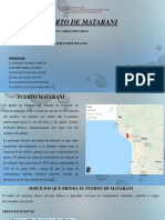 Diapositivas Puerto de Matarani - Operaciones Portuarias y Aeroportuarias PDF