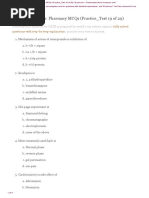 Pharmacy MCQs Practice Test 19