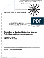 Comparison of Direct and Heterodyne Detection: Optical Intersatellite Communication Links