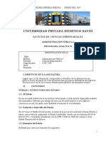 TEXTO GUIA DE ADMINISTRACION PUBLICA I Segun El Programa Analitico 2020