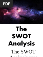 3 The SWOT and PEST Analysis