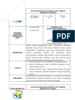 SPO Evaluasi Penilaian Kinerja Staf Tenaga Kesehatan Lainnya