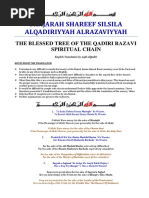 Shajarah Qadriyyah Razaviyyah English Translation PDF