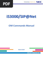 OM Commands Manual (MML)