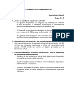 Cuestionario de Antihipertensivos PDF