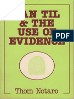 Van Til & The Use of Evidence by Thom Notaro PDF