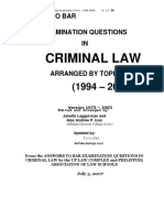 Criminal Law Suggested Answers 1994 2006 PDF