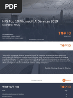 Hfs Top 10 Microsoft Ai Services 2019 PDF