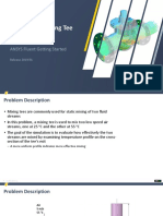 Workshop: Mixing Tee: ANSYS Fluent Getting Started