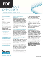 Intravenous Pyelogram: Patient Information Sheet Scr03