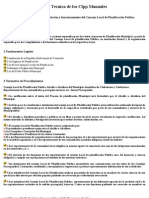 Procedimiento de Instalación y Funcionamiento Del Concejo Local de Planificación Publica