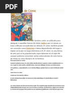 Definición de Cómic