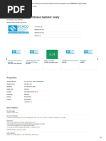 CHO Cell Line From Chinese Hamster Ovary: Properties