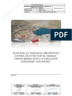 Plan de Vigilancia Prevención y Control Del COVID19 - San Rafael SIG