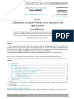 γ -Quantum product of white noise operators and applications