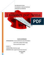 Lesiones Por Arma Blanca