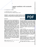 Of Vaginal Candidosis With Econazole Nitrate and Nystatin: Treatment