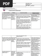 Planificación de Orientación Primer Semestre 2° Básico