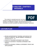 Complex Analysis - Chapter 4 Integrals