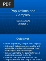 Module 10 Population and Sampling 2016-2