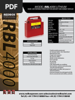 Redbox: Model Rbl4000 Lithium