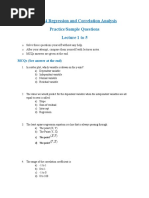 Practice Sample Questions STA404