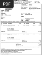 Requested To Supply Following Material (S) As Per Given Terms & Conditions