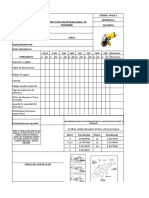 Formato Inspecciones Preoperacional de PULIDORA