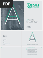 Anuario Estadístico ANH 2016