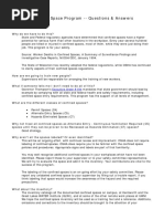 Confined Space Program - Questions & Answers: B A C K G R o U N D