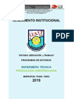 REGLAMENTO INTERNO 2019 - Minedu