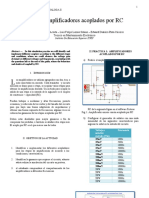 Informe Amplificadores Acoplados Por RC