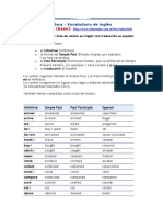 List of Verbs (Basic) : English Vocabulary - Vocabulario de Inglés