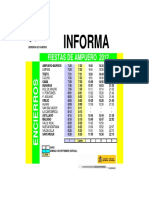 Horario Feve