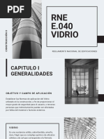 RNE E.040 Vidrio