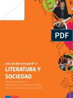 Guía #3 Lenguaje y Comunicación Literatura y Sociedad