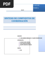 Sintesis de Compuestos de Coordinacion..