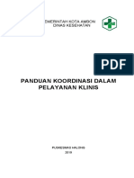 Panduan Koordinasi Dalam Pelayanan Klinis