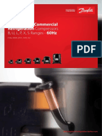 Danfoss Light Commercial B, U, L, P, X, S Ranges - 60Hz: Refrigeration Compressors